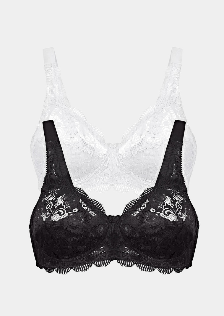 Wire-free bra in a pack of 2