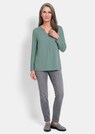 Blusenshirt mit Chiffon-Einsatz thumbnail 2
