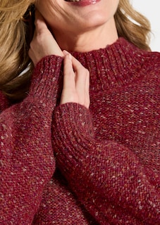 Strickpullover in Bouclé Optik thumbnail 5