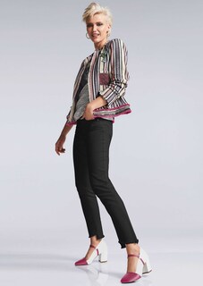 Tight jeans with fringes thumbnail 2