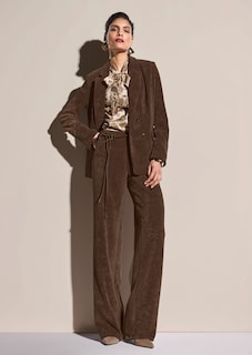 Zweireihiger Blazer in Cord-Optik thumbnail 1