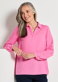 Puhdasta viskoosia oleva pujotettava pusero thumbnail 7