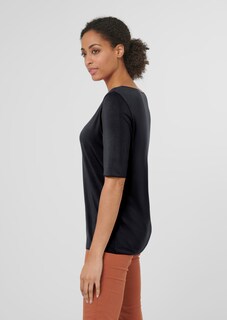 Shirt met ronde hals en halflange mouwen thumbnail 4