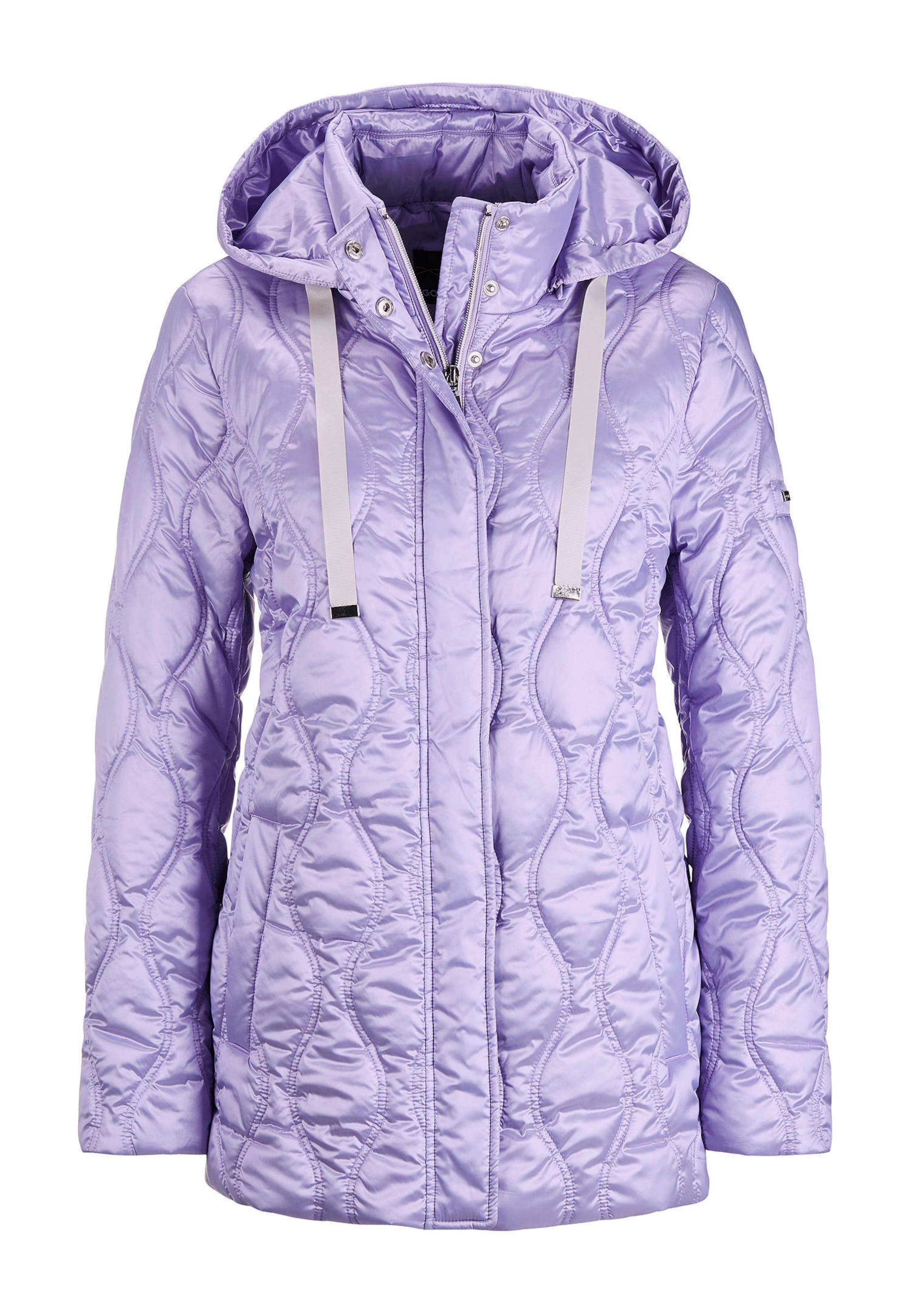 Gewatteerd jack met golfstiksel