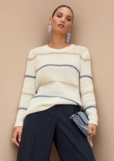 Grobstrickpullover aus Kaschmir und Seide thumbnail 1
