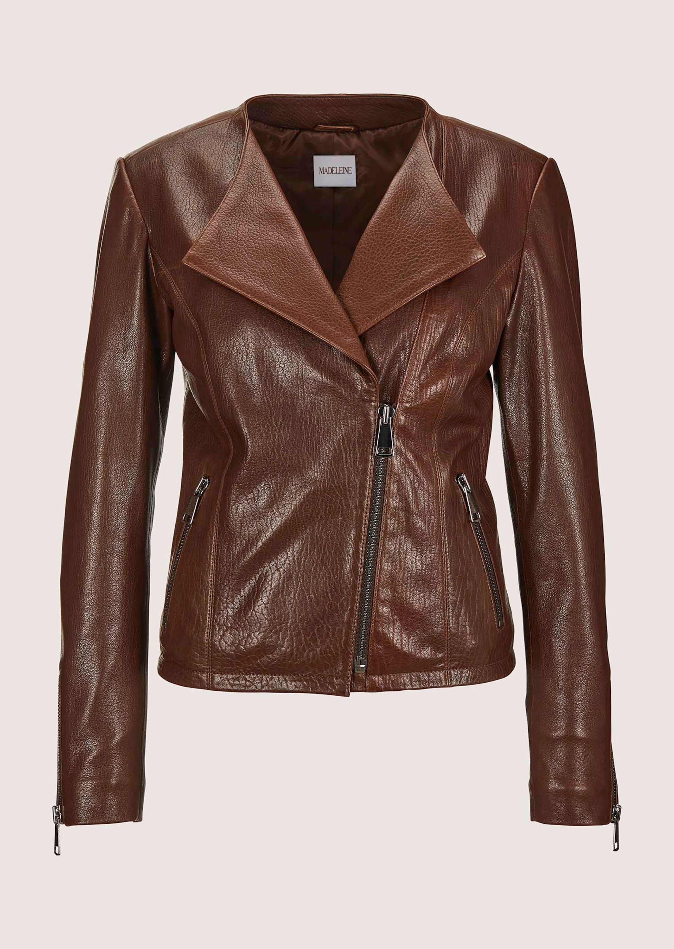 Lederjacke im Biker-Style