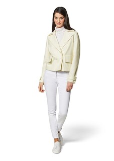 Double-breasted short blazer in boiled wool thumbnail 2