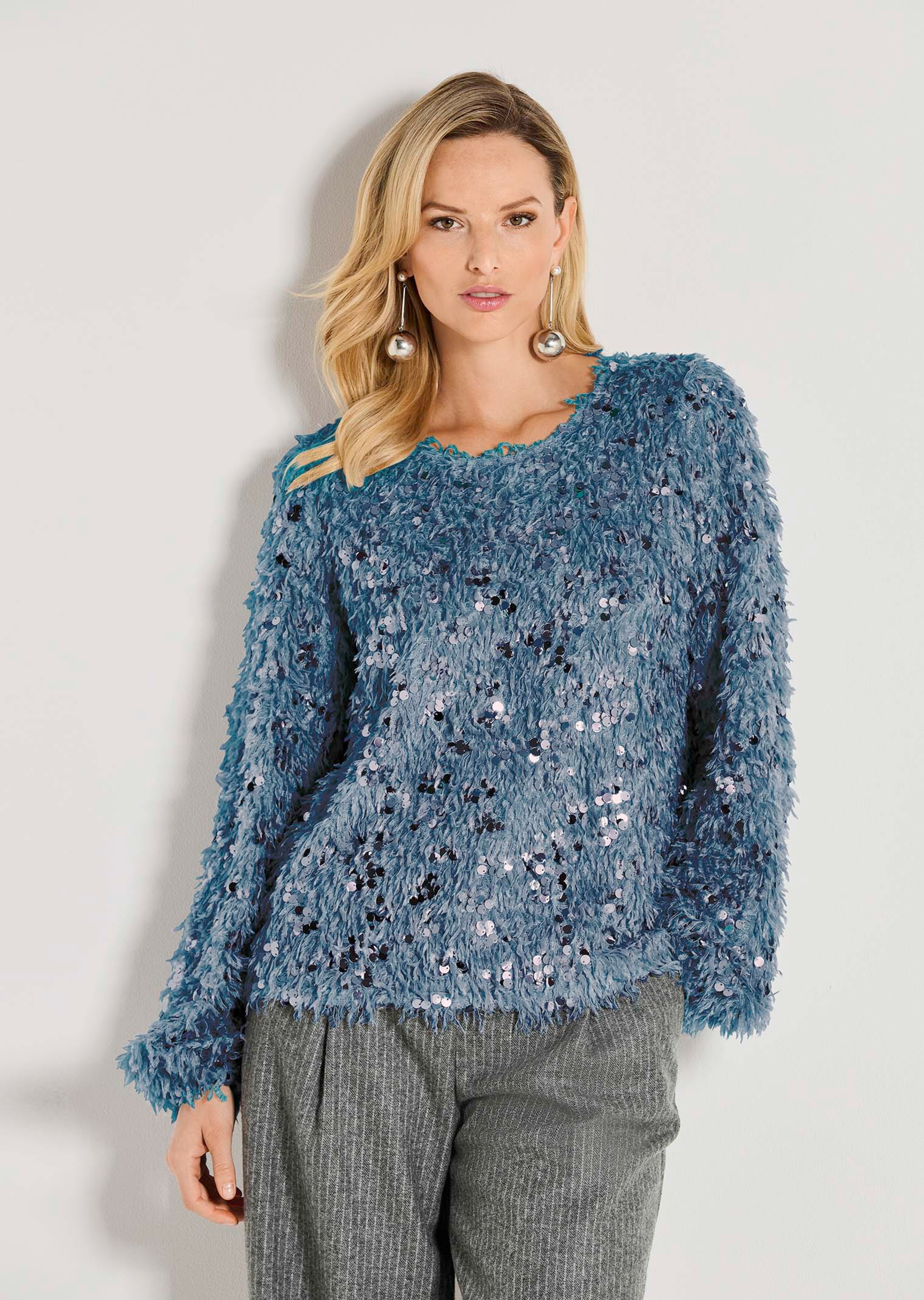 Sweatshirt mit Glam-Faktor