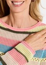 Ringelpullover mit Lochmuster thumbnail 5