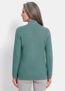 Fijn gebreide tricot pullover met opstaande kraag thumbnail 3
