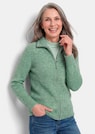 Strickjacke in Rippenstruktur mit Reißverschluss thumbnail 1