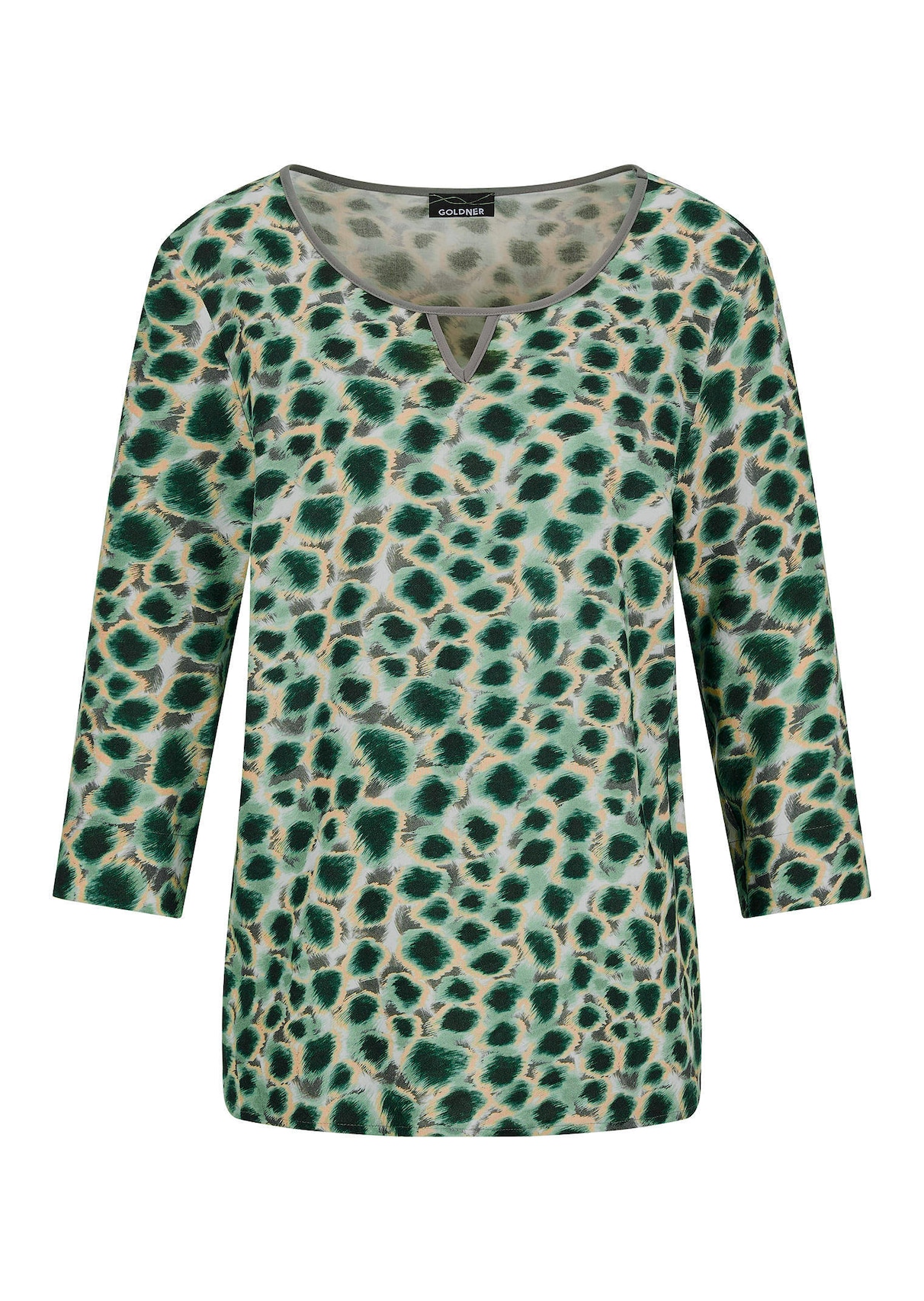 Druckbluse aus reiner Viskose