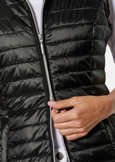 Quilted waistcoat with hood thumbnail 5