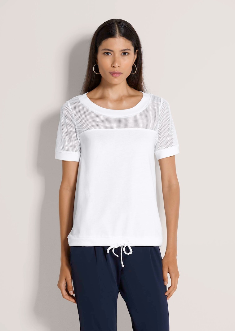 Shirt mit Netz-Details