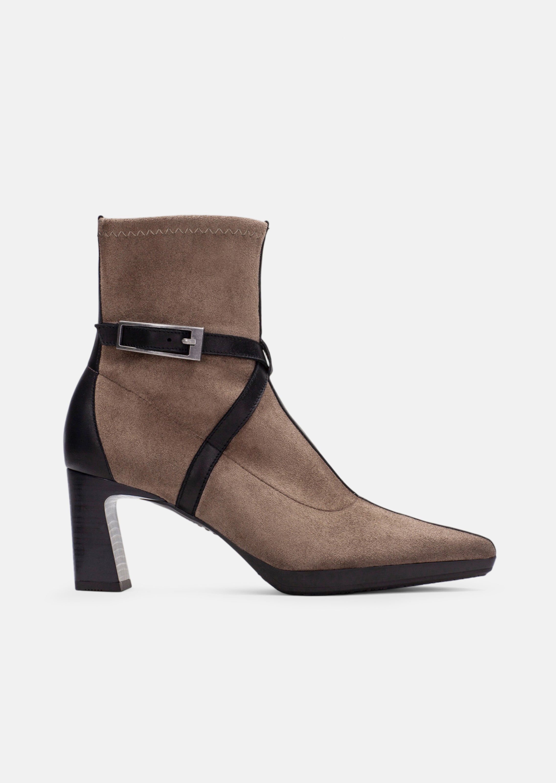 Stiefeletten in Wildleder-Optik