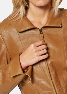 Lederjacke aus Nappa mit Crash-Struktur thumbnail 5