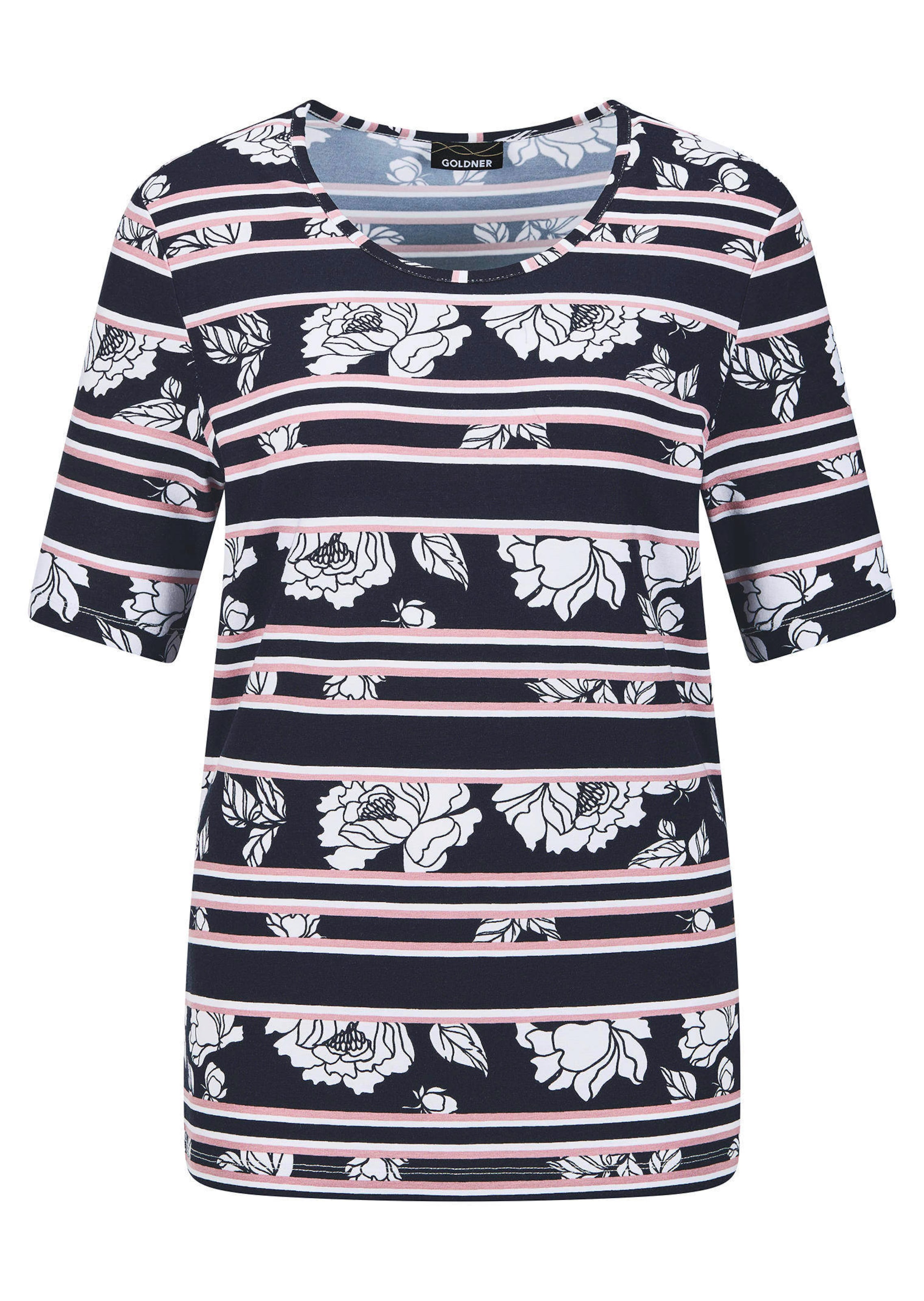 Shirt mit Streifen und Blumen