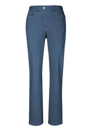 lichtblauw Klassieke jeans MARTHA met elastische tailleband