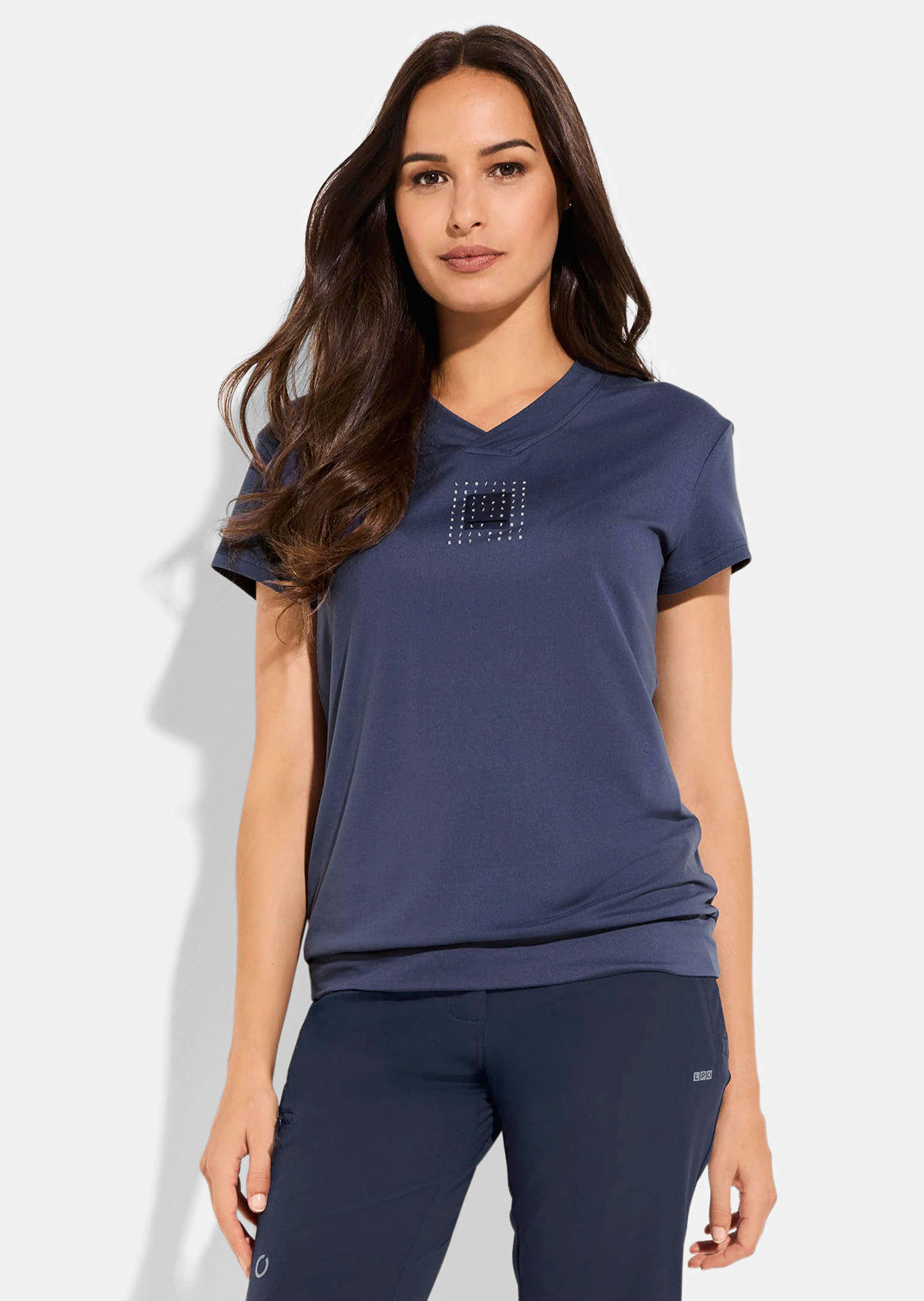 T-shirt fonctionnel avec encolure en V