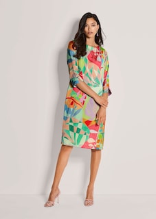 Patterned H-line dress thumbnail 2