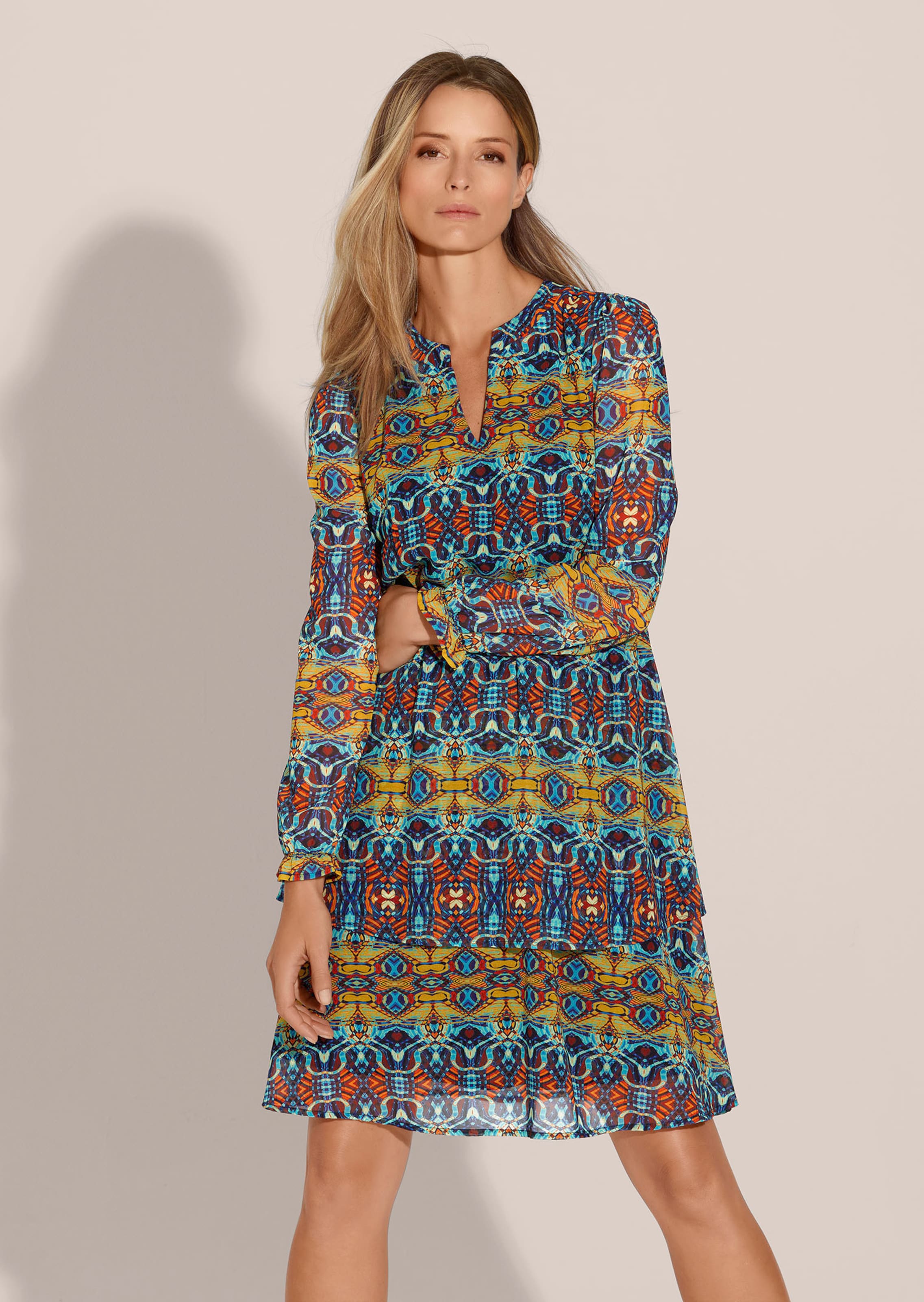 Robe imprimé tendance avec doublure