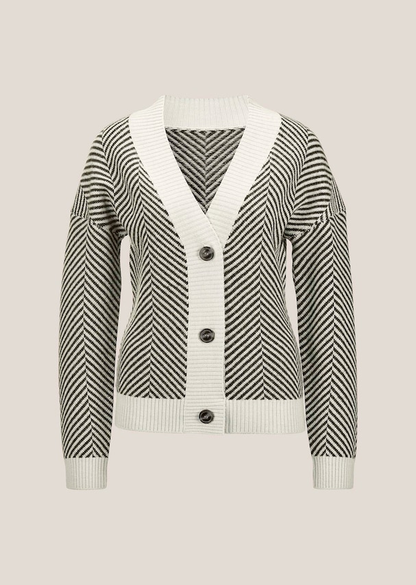 Strickjacke mit Jacquard-Muster 5