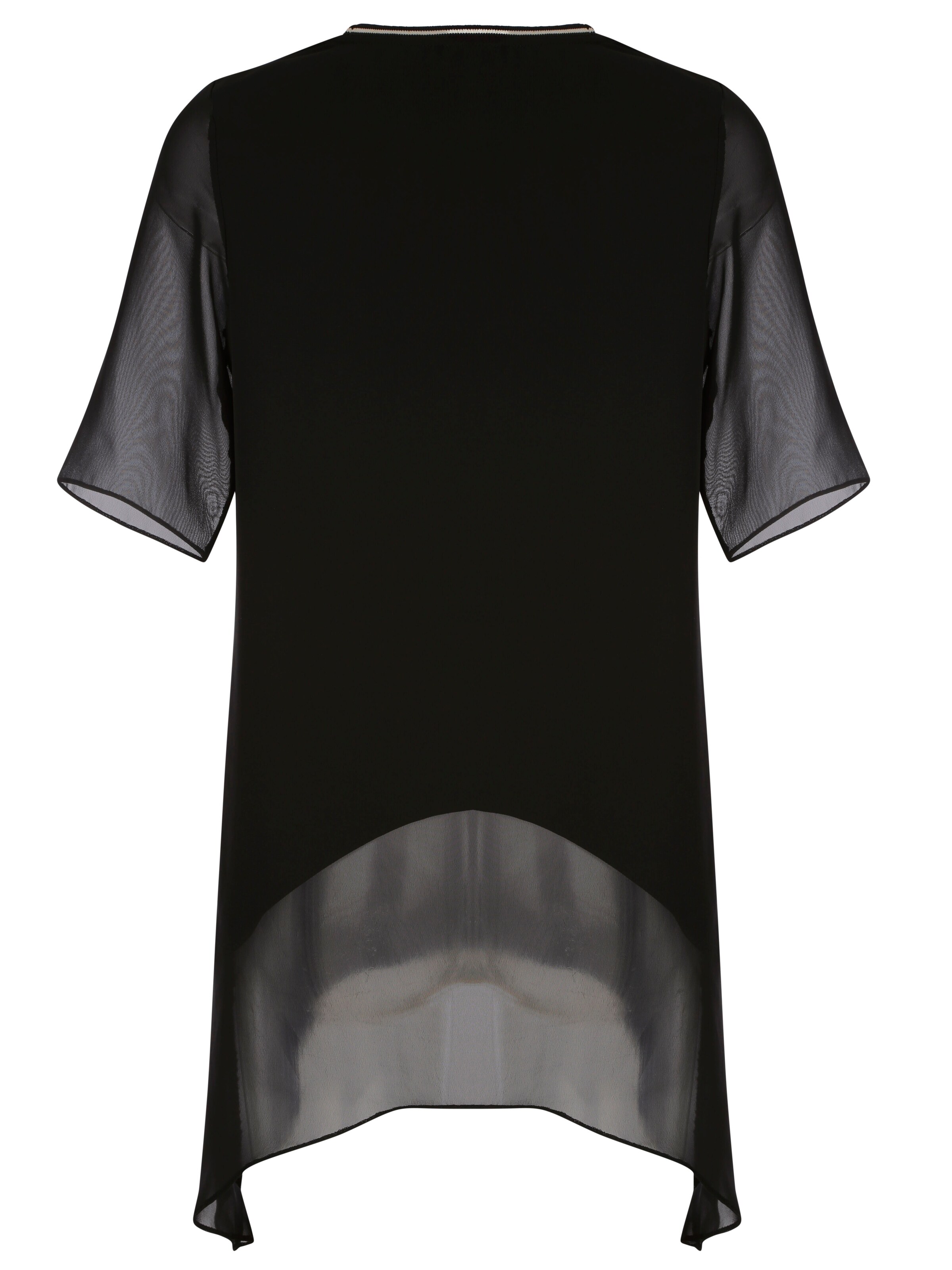 Longshirt mit Zipfelsaum