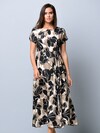 Midikleid mit kleiner Raffung in Taille thumbnail 1