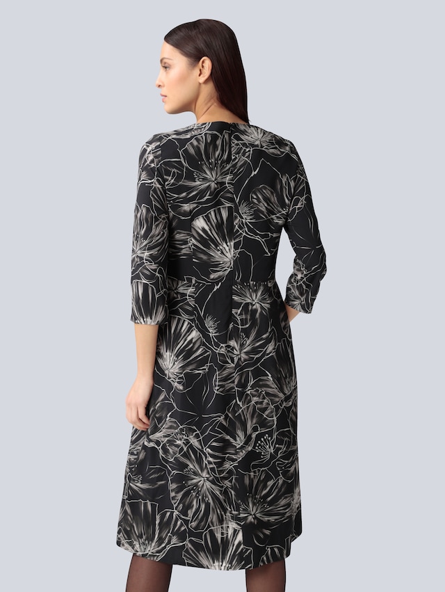 Kleid mit floralem Druck 3