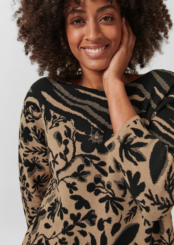 Jacquard jumper with pattern mix 4