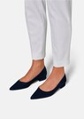 Spitze Ballerinas aus Veloursleder thumbnail 1