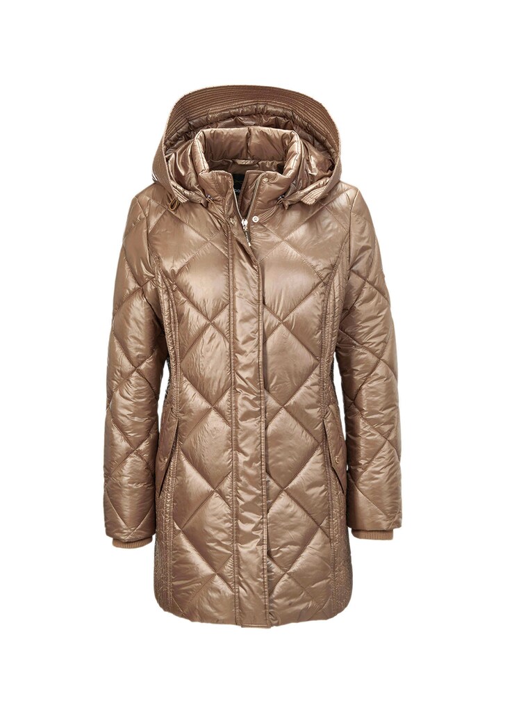 Longsteppjacke mit hübschem Innenfutter