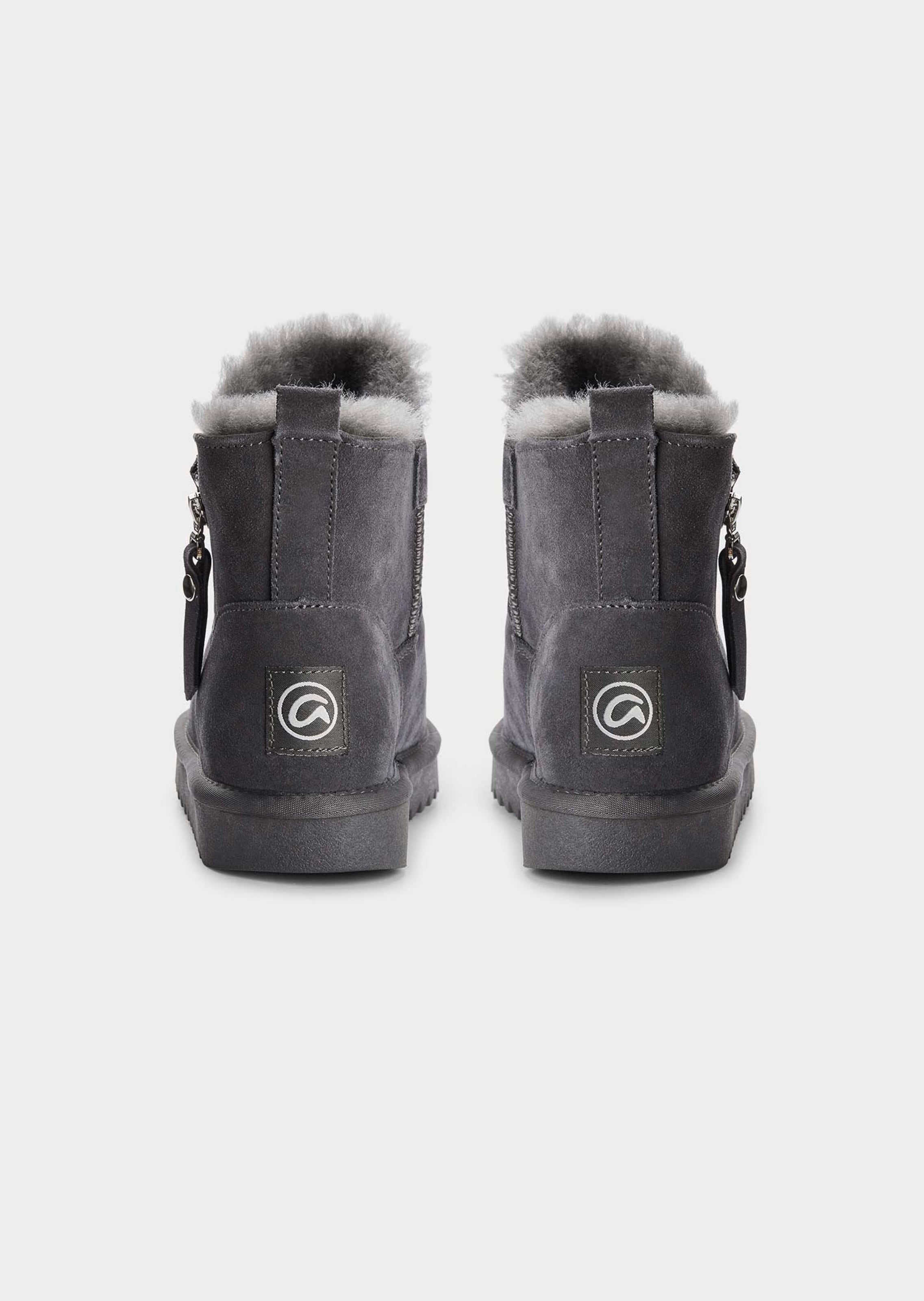 Halbstiefel mit Lammfell-Futter in grau atelier GOLDNER