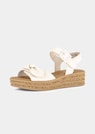 Keilsandalen aus echtem Leder thumbnail 5