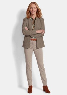 Jacke in Bouclé-Optik mit Baumwolle thumbnail 2