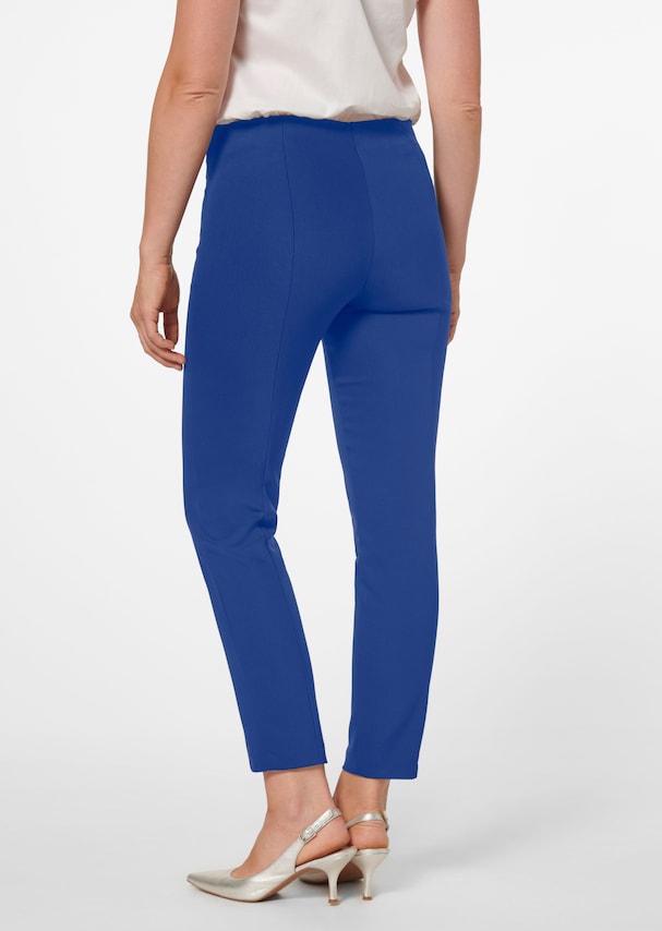 Skinny fit stretch trousers with piping 2