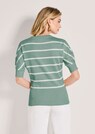 Ringelpullover mit Halbarm und breitem Bund thumbnail 3
