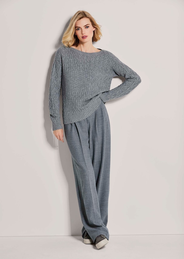 Kaschmir-Pullover mit U-Boot-Ausschnitt 1