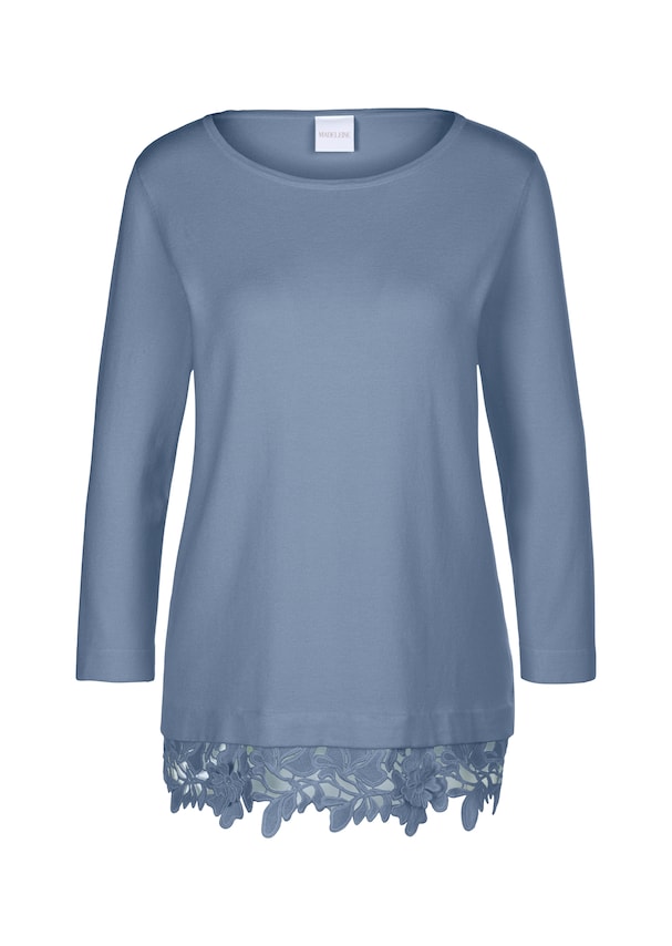 Jumper with lace hem 5