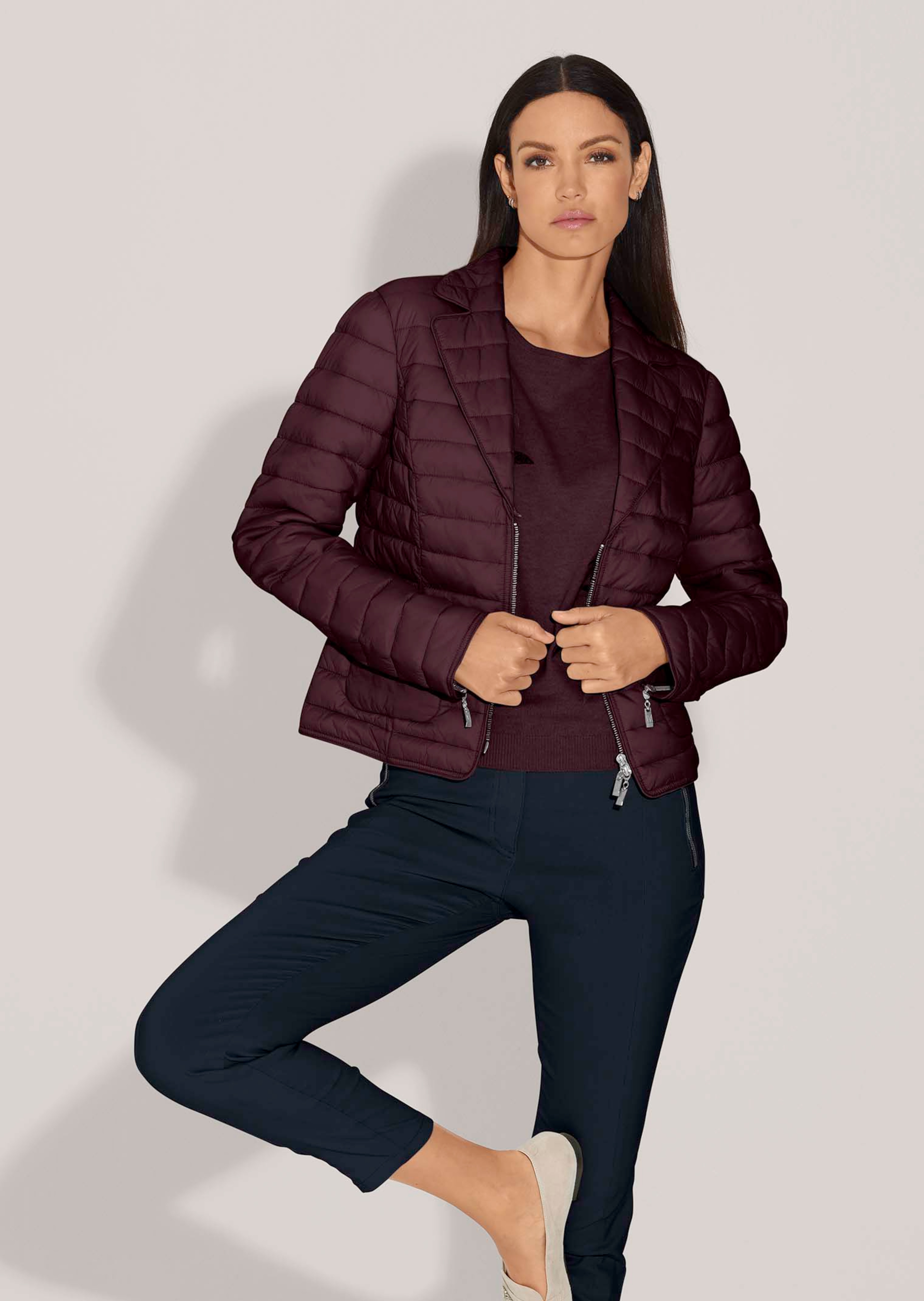 Steppjacke mit leichter Wattierung