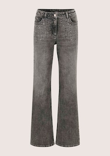 Gerade Jeans mit Strass-Elementen thumbnail 6