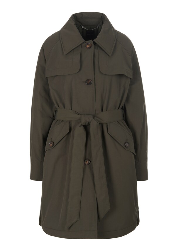 Fashionable trench coat with warm lining 5