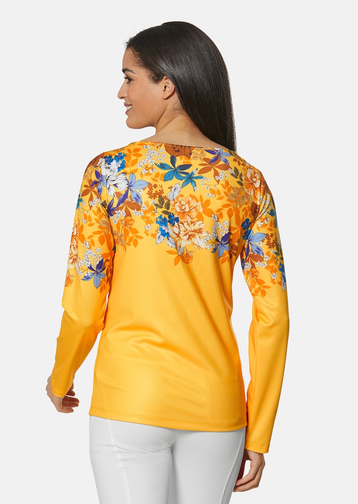 Long sleeve shirt with floral print 2