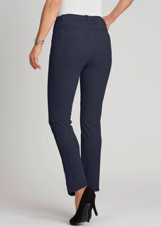 Comfortabele broek Louisa van elastisch fluweel thumbnail 2