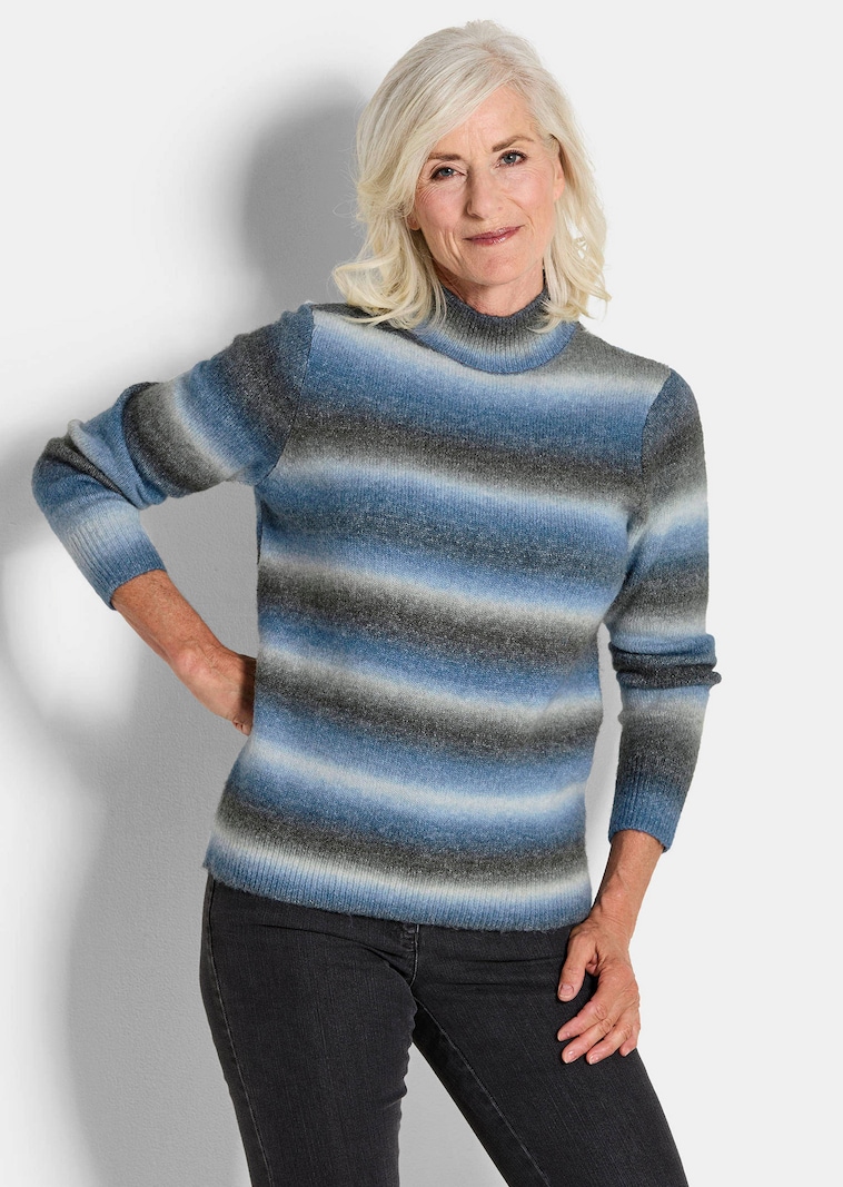 Pullover mit Stehkragen