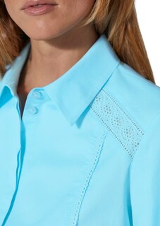 Stretch-Bluse mit Spitzenakzenten thumbnail 5