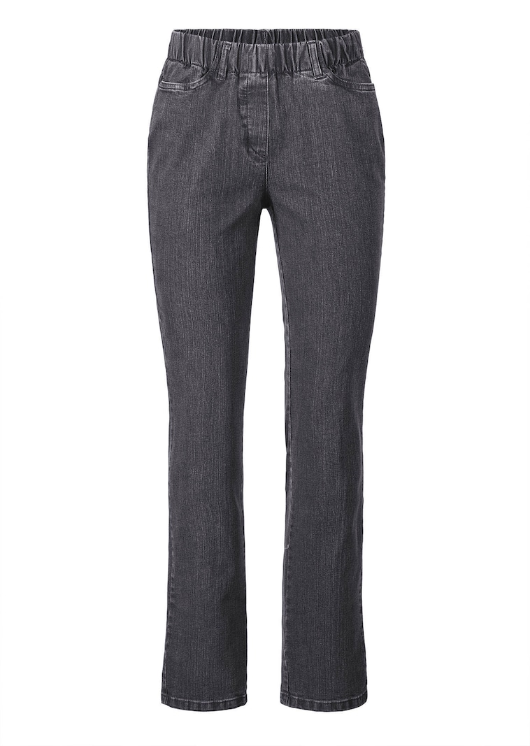 Klassieke jeans CARLA met elastische tailleband