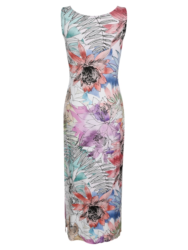 Strandkleid in sommerlichem Blumendessin 4