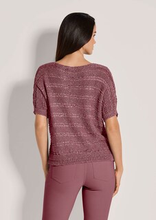 Bändchen-Pullover mit Glanz-Effekt thumbnail 3