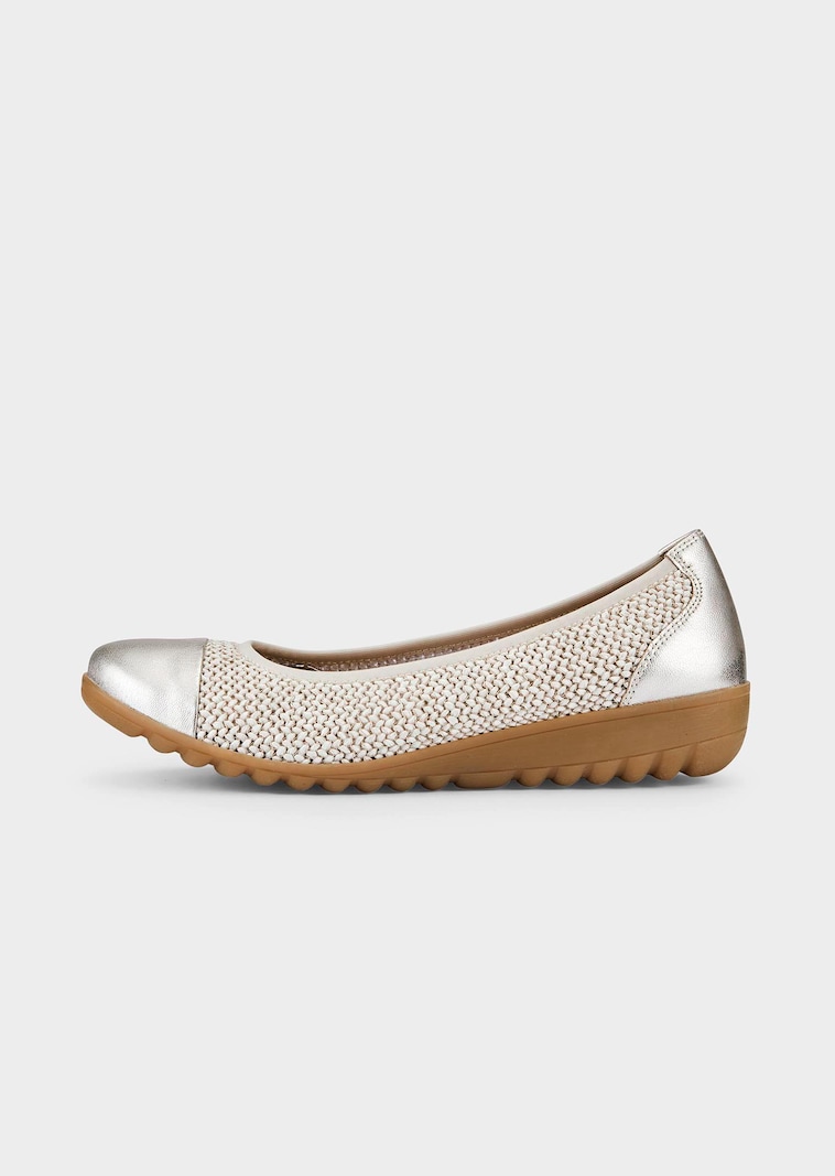 Ballerines, aspect tricot